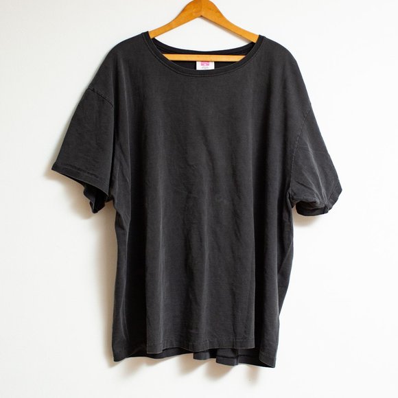 Hanes Her Way Tops - Vintage 90's Hanes Her Way Faded Black T-shirt 2X